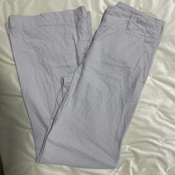 Light mauve linen like Talula babaton dress pants - Picture 1 of 5
